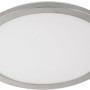 Eckige LED-Deckenleuchte Gotland von Fischer & Honsel in Weiß-Nickel, 20 W, 2600 lm.