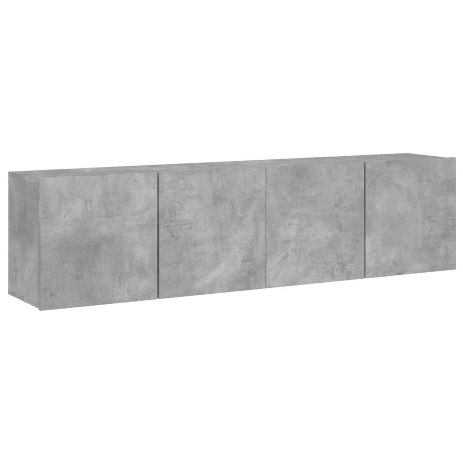 vidaXL TV-Wandschränke 2 Stk Betongrau 80x30x41 cm 836959 günstig online kaufen