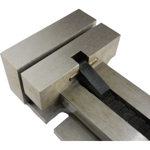 Rotwerk Maschinenschraubstock MSS 100 für Drehmaschinen und Fräsmaschinen.