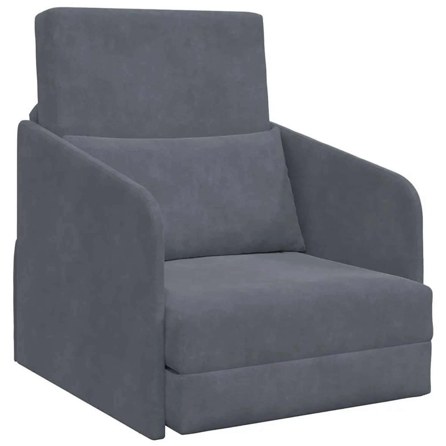 vidaXL Schlafsofa Dunkelgrau 65 x 80 x 83 cm Samt 4106649 günstig online kaufen