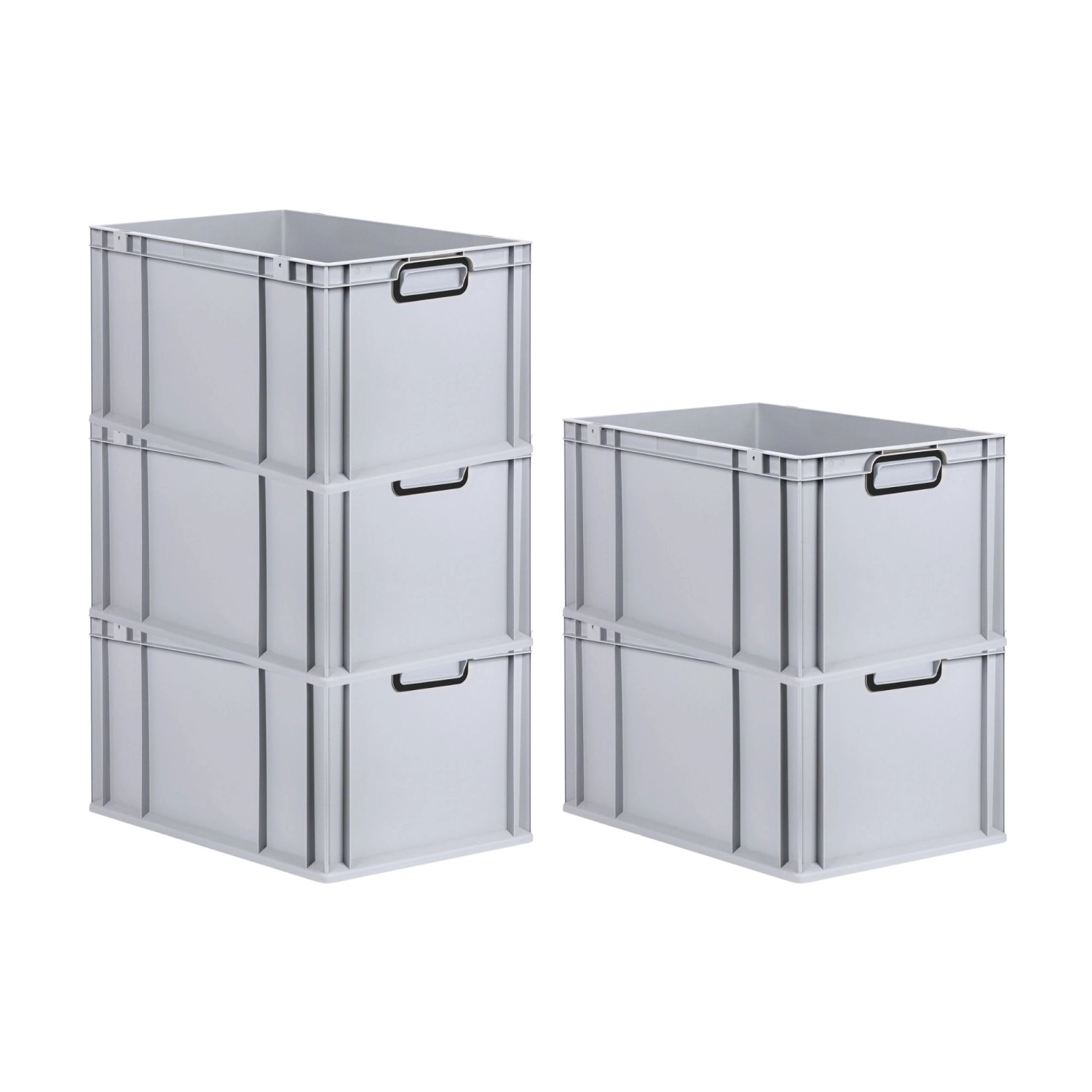 PROREGAL SparSet 5x Eurobox Nextgen Color HxBxT 32x40x60cm 65 Liter Griffe günstig online kaufen