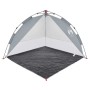 vidaXL Strandzelt Grau Quick Release Wasserdicht 4004154_4
