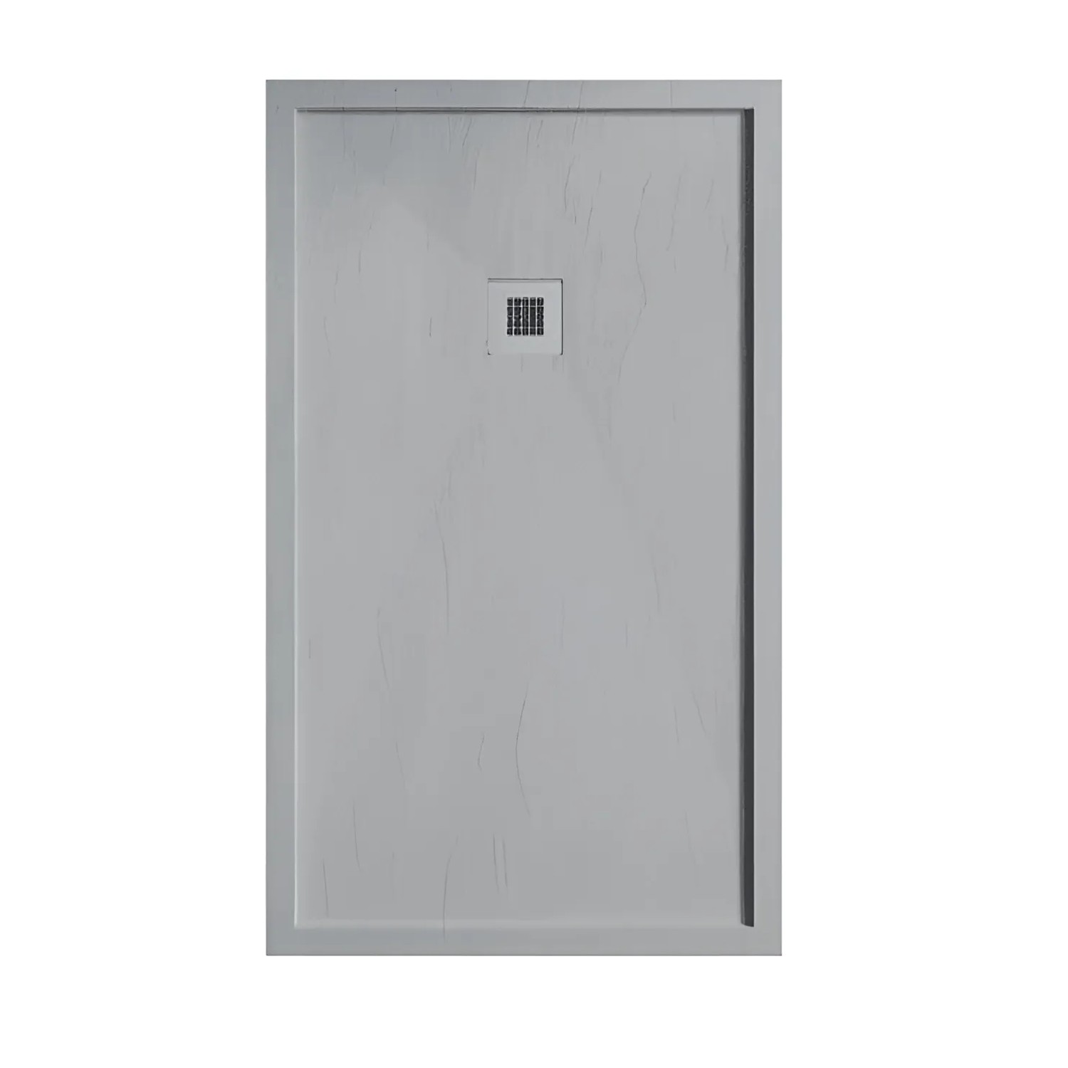 Stano Mineralguss Duschwanne Extra Flach Mit Rand Sarin Grau 80x100cm