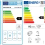 Energieeffizienzlabel für Respekta Küchengeräte: Herd A, Dunstabzugshaube B, Geschirrspüler E, Kühlschrank E.