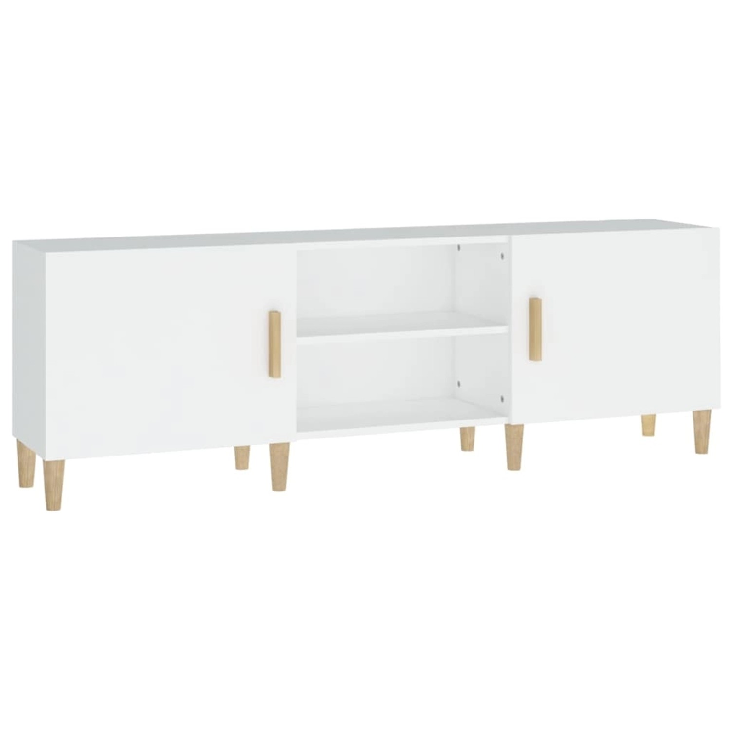 vidaXL TV-Schrank Weiß 150x30x50 cm Holzwerkstoff 812618 günstig online kaufen