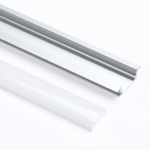Orion Lightstyle Alu-Profil für LED-Streifen, 2m, biegbares Kurvenprofil mit Abdeckung.