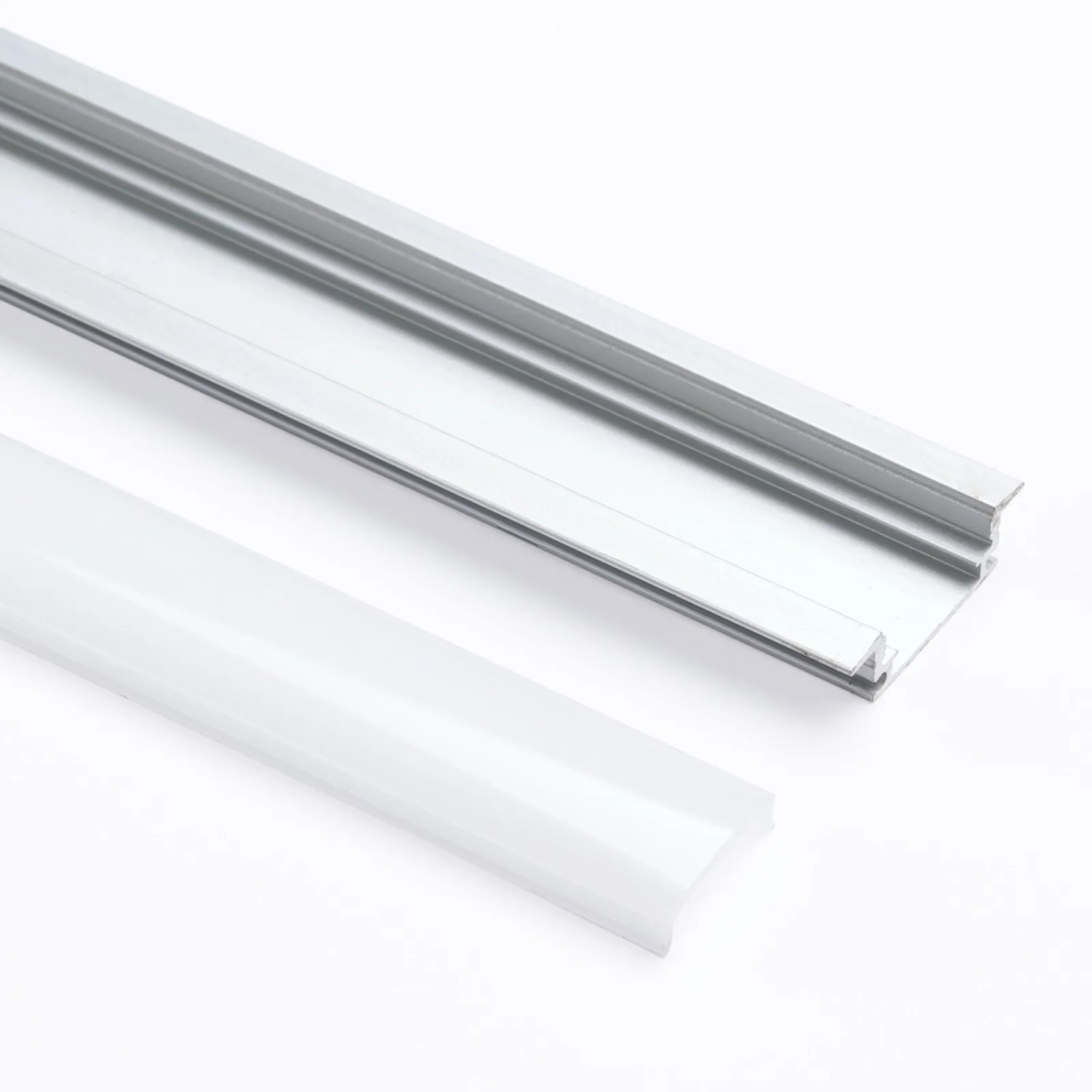 Orion Lightstyle Alu-Profil für LED-Streifen, 2m, biegbares Kurvenprofil mit Abdeckung.