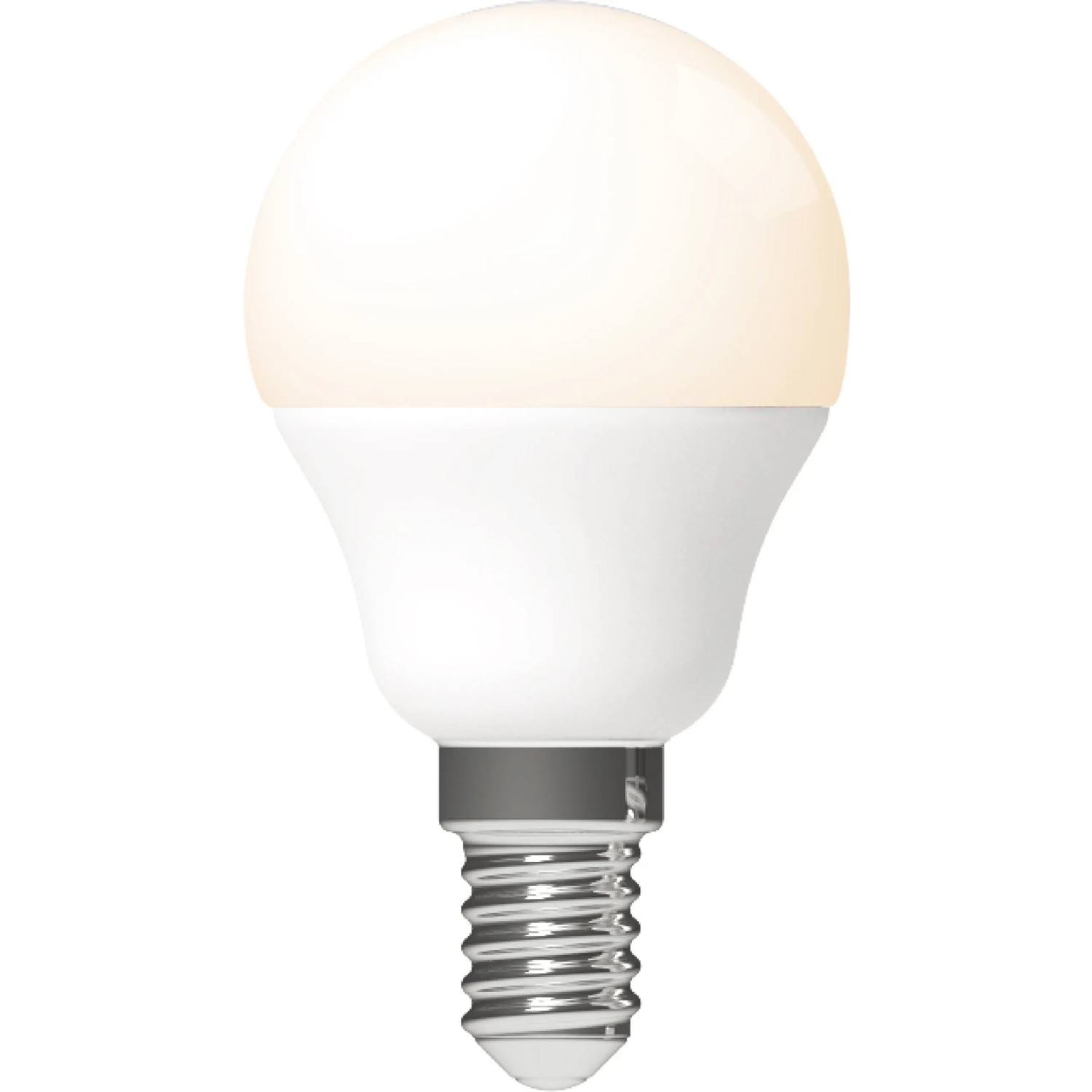LED-Leuchtmittel E14 Globe G45, 5,5W, dimmbar, mit warmweißem Licht. Ideal für Lampen.