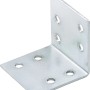 Edelstahl Winkelverbinder, 40x40x40 mm, 40 Stück, zur Holzverbindung, mit Löchern zum Anschrauben.