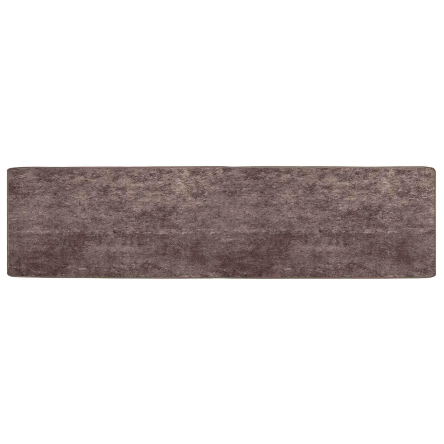 vidaXL Teppichläufer MARSA Grau 200 x 50 cm Polyester und PVC 42023184