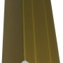 Messingfarbenes Treppenwinkelprofil, 25x20mm, 1000mm lang, für Laminat & Parkett.
