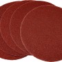 LUX Schleifauflagen für Exzenterschleifer, Ø 125 mm, Körnung 80, 5 Stück für Holz und Metall.