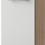 Optifit Unterschrank Dakar286, 30 cm, Weiß-Eiche Optik mit Schublade und Tür.