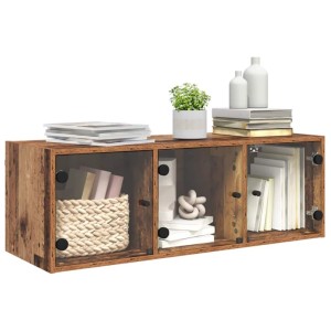 vidaXL Wandschrank Wandmontiert Altholz 102 x 37 x 35 cm Holzwerkstoff 882919