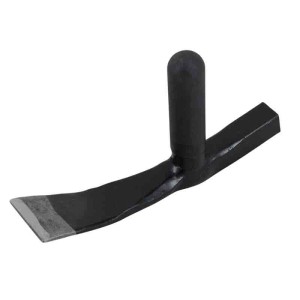 Schwarzer D&O Pflasterhammer (7 cm) mit Glasfasergriff für Pflasterarbeiten.