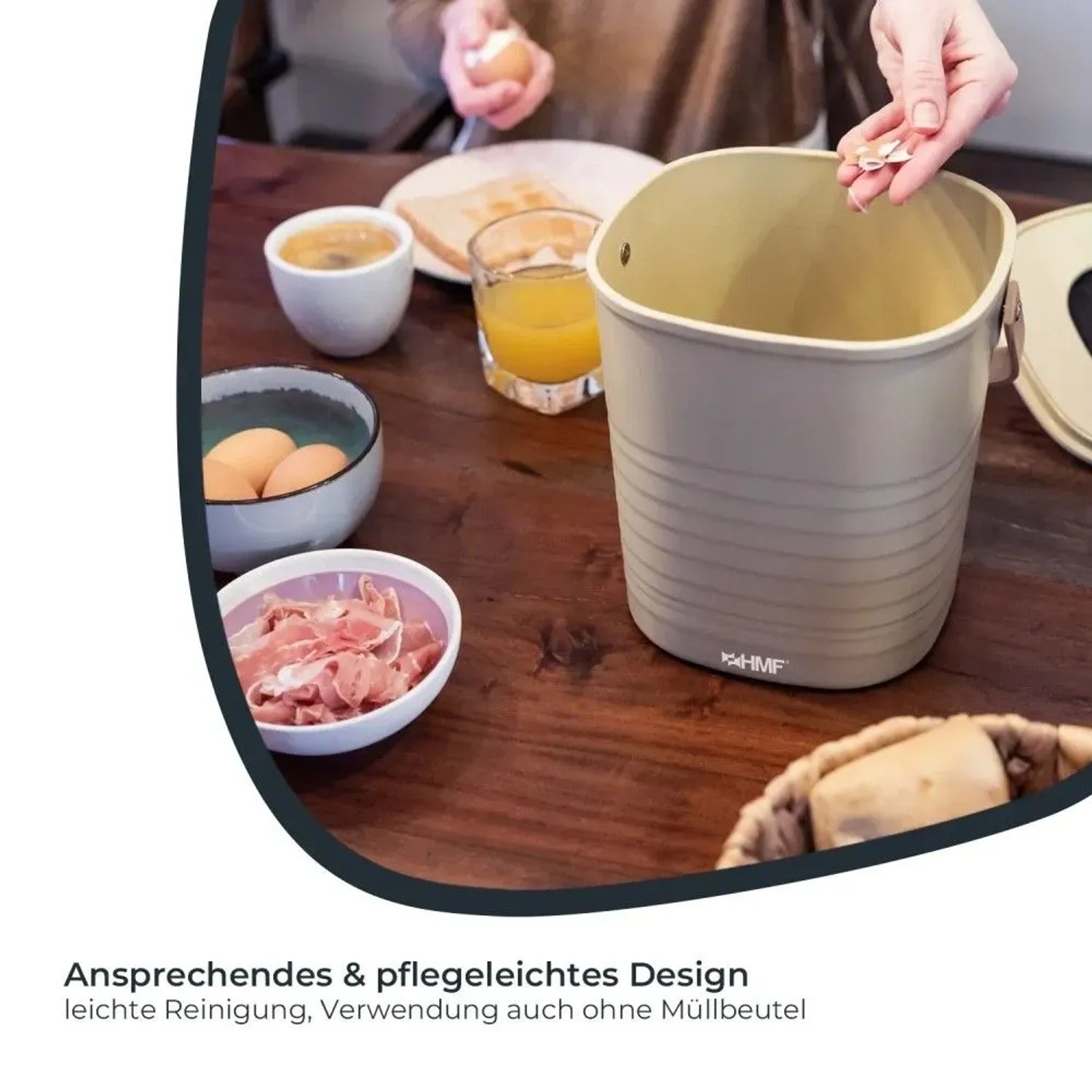 HMF Komposteimer Küche 3780-3L-02 Geruchsdichter 3 l kaufen bei OBI