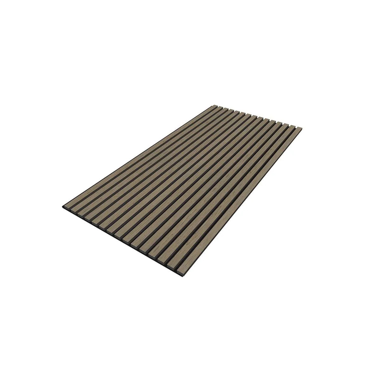 Swiss Aqua Technologies Akustikpaneel 60x120CM MDF-Lamellen Schallschutz Wandpaneel für Innenräume Geräucherte Eiche
