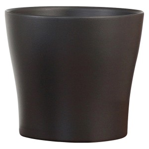 Scheurich Übertopf 808, Ø 15 cm, Anthrazit, aus Keramik.