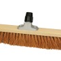 LUX Saalbesen 40 cm mit Kokosborsten und Power-Stick Stielhalter.