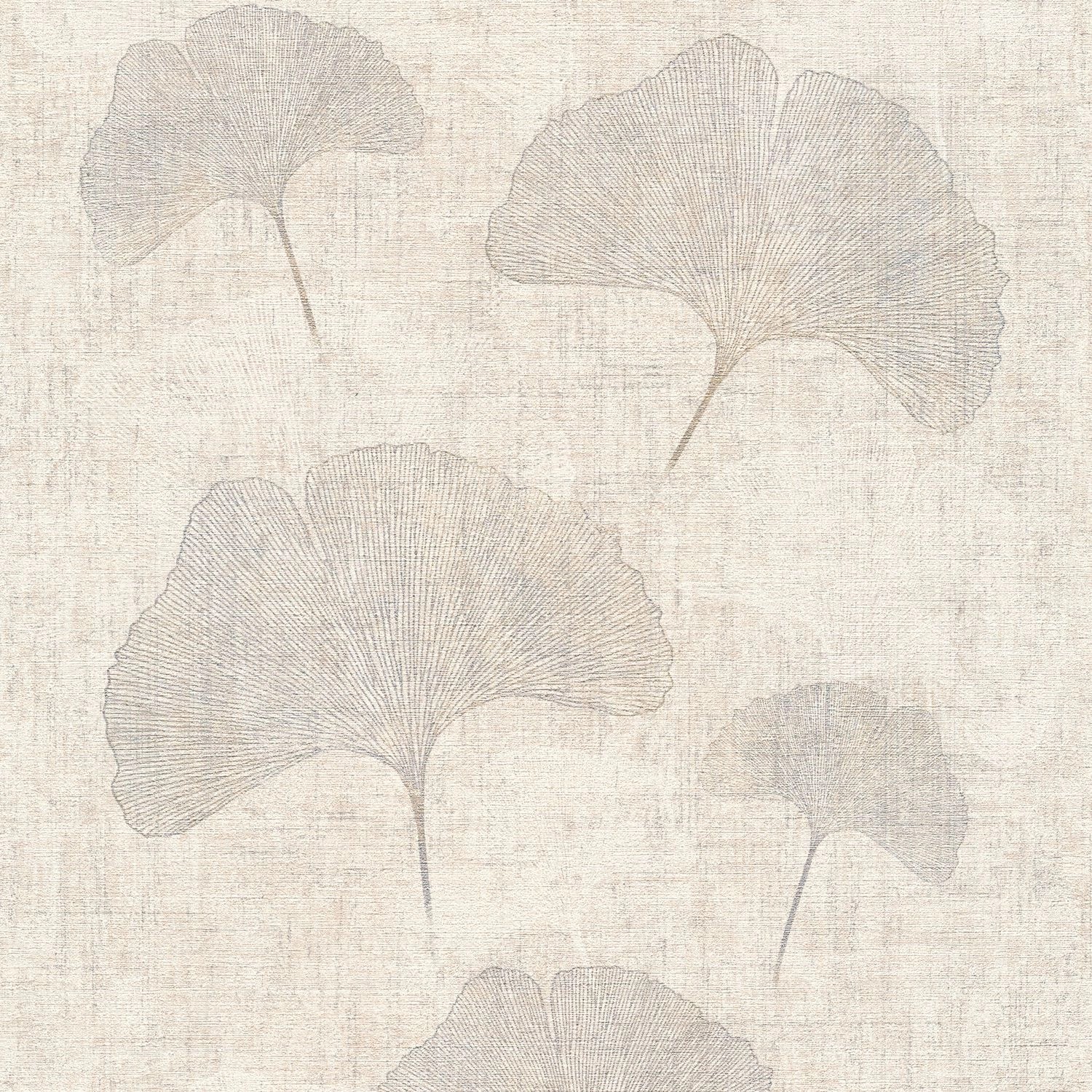 PROFHOME 322653-GU Blumen Tapete metallische Akzente Beige Silber Braun 0,5 günstig online kaufen