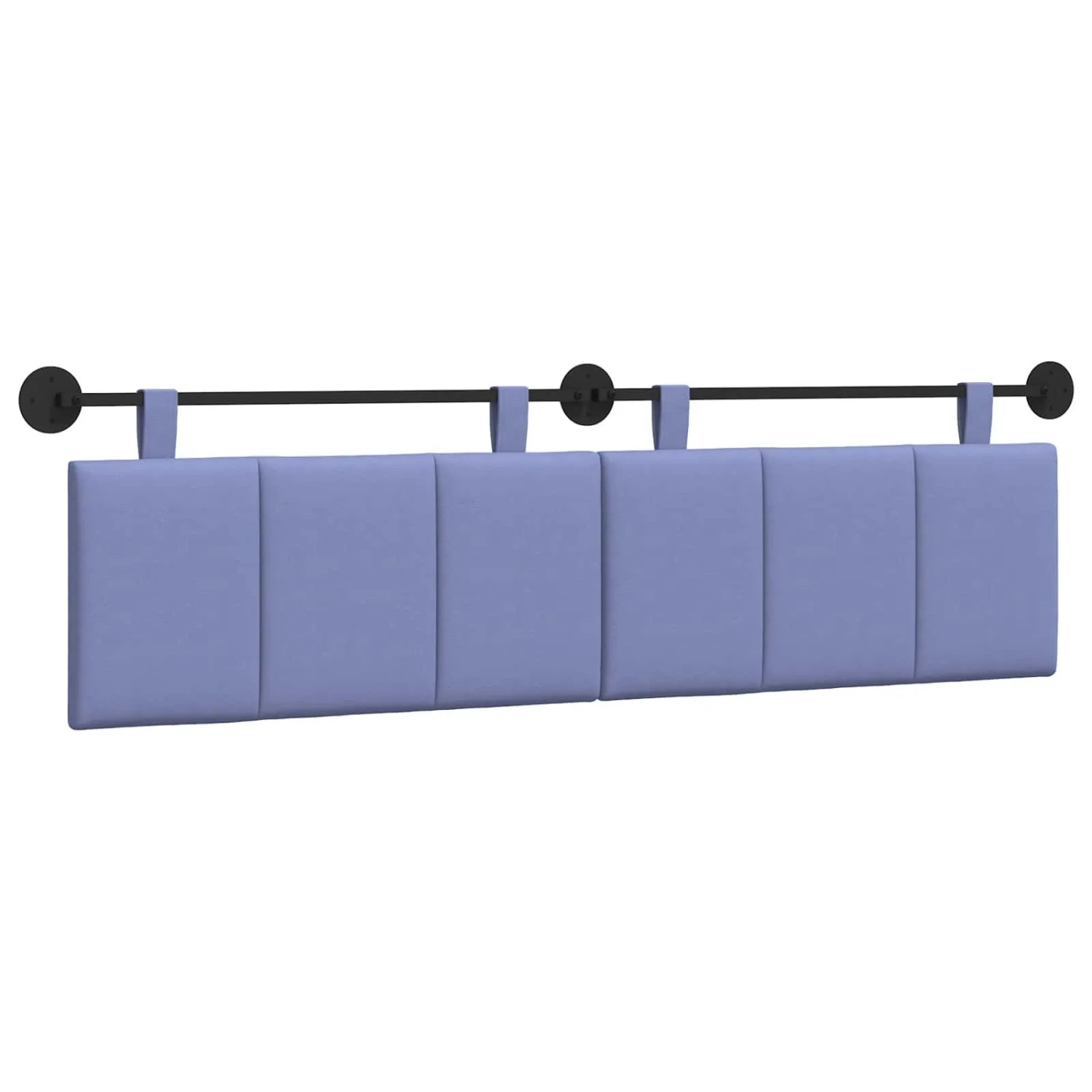 vidaXL Hängevorderseite Wandmontiert Jeans Blau 190 x 55 x 5 cm Stoff 42032325
