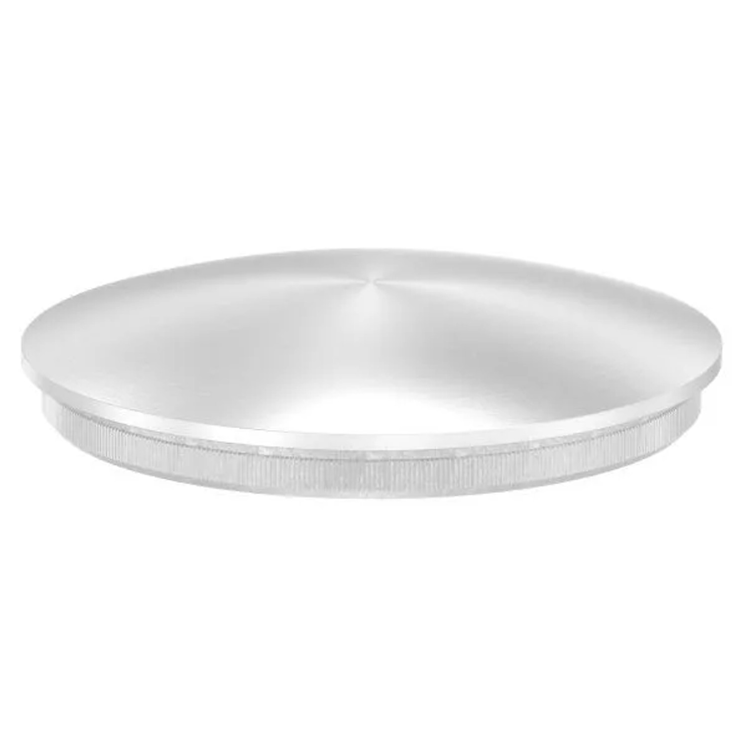 FeNau Endkappe Edelstahl V2A Für Rohr Ø 60,3 mm Wandstärke 2,0 mm Leicht Gewölbt