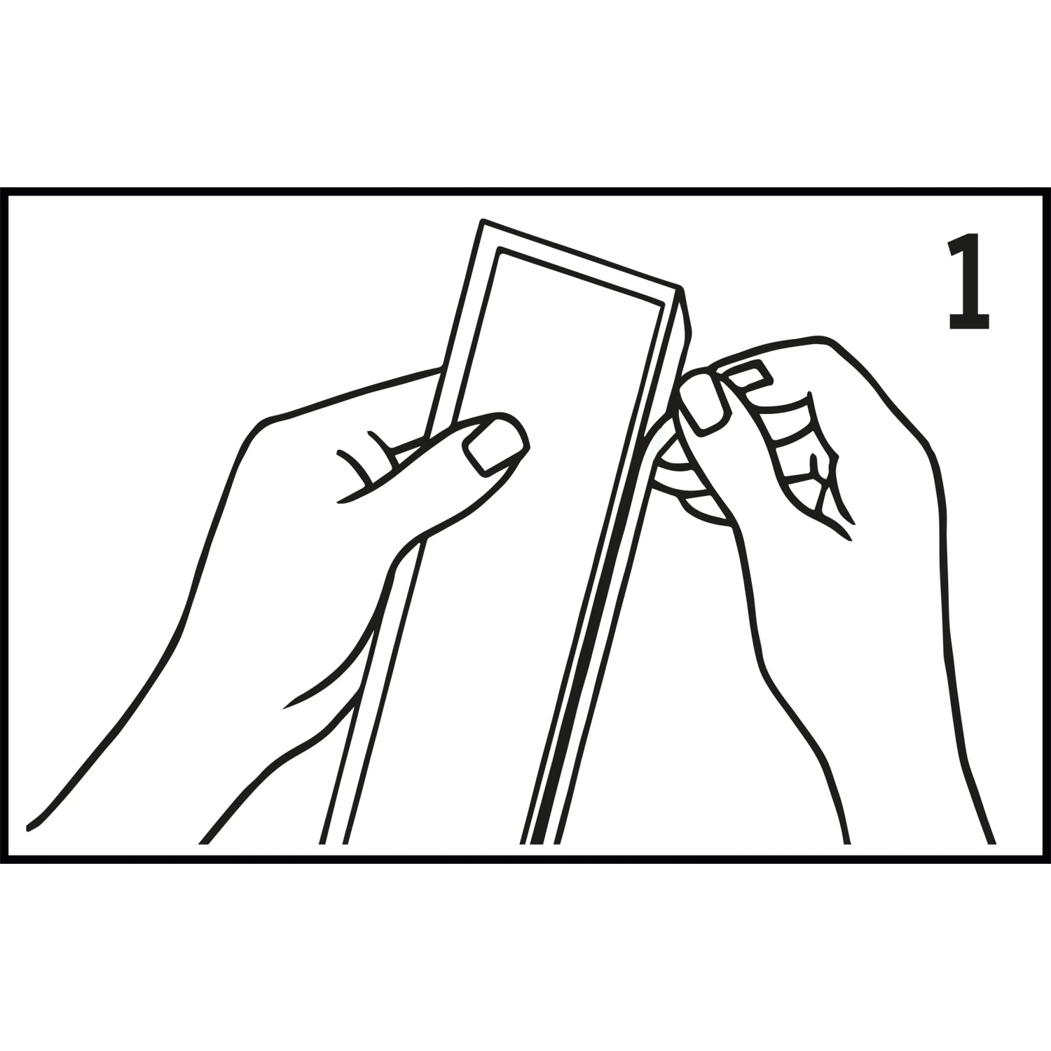 Anleitungsschritt 1: Schutzfolie der Nexa Lotte Fruchtfliegenfalle abziehen.