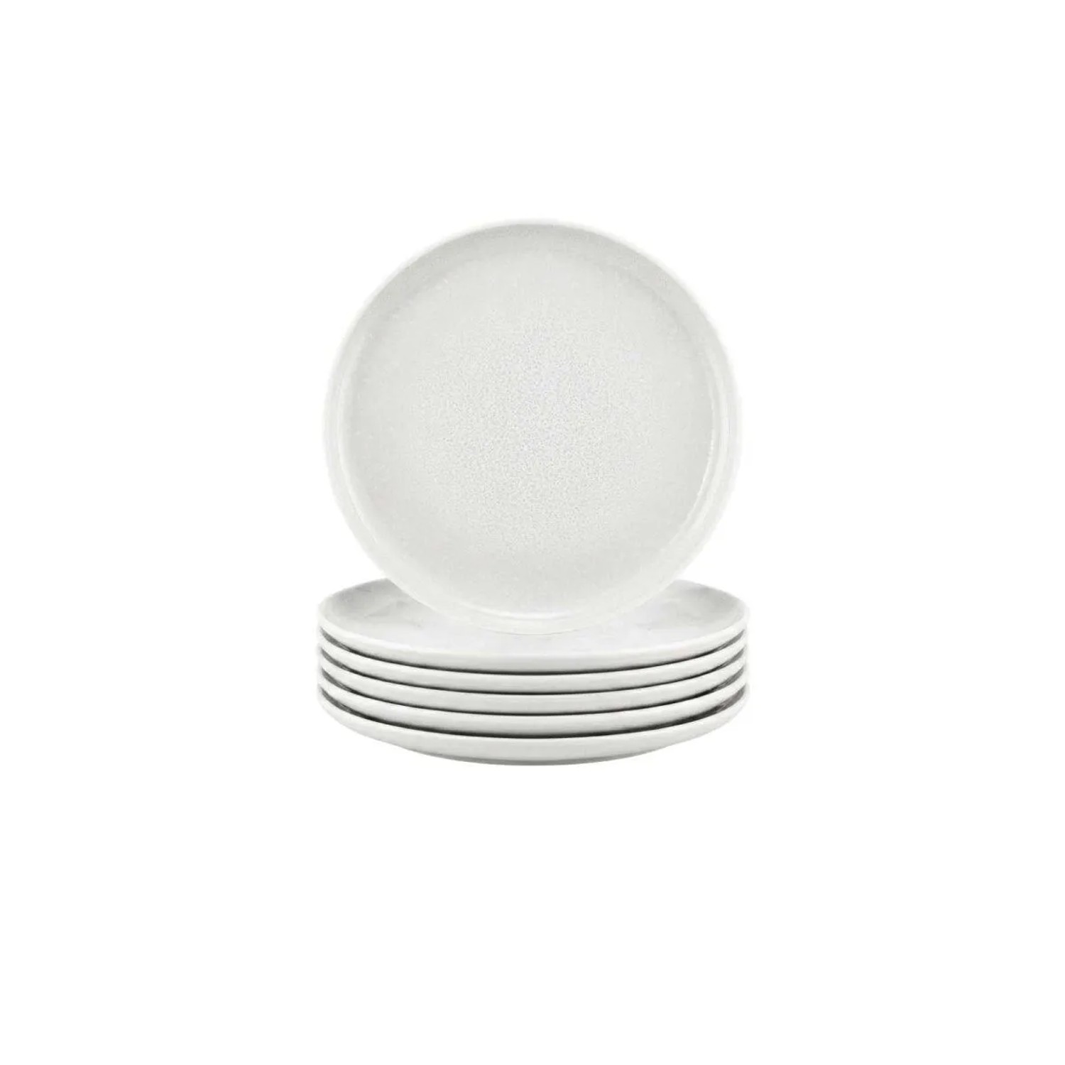 Seltmann Weiden Sento Home Brotteller 16,3 cm 6er Set Aura White
