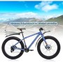 Sportisfaction Schutzblech Set am MTB/E-Bike (26-29 Zoll). Verstellbares hinteres Schutzblech.
