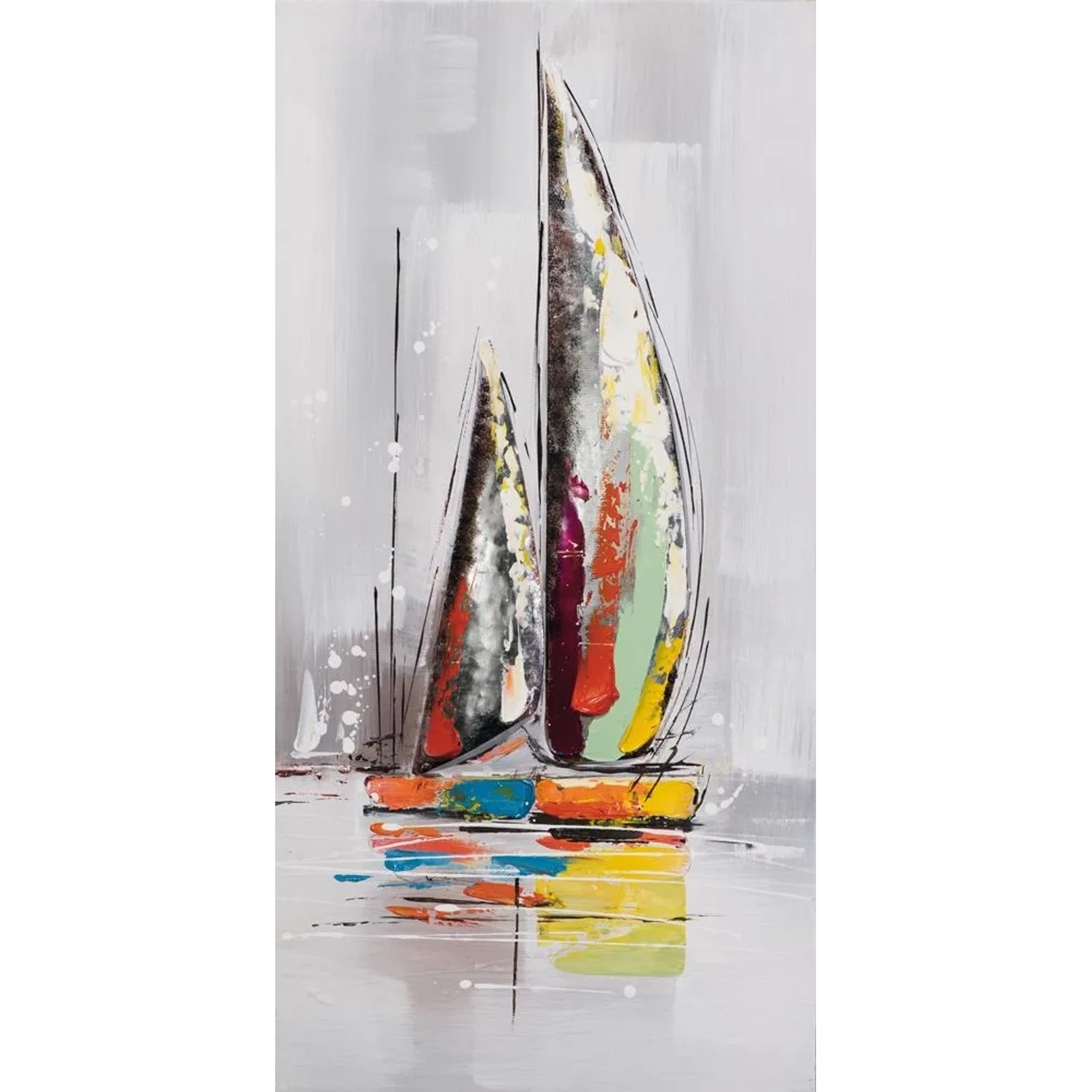 Art Universe Leinwandbild Segelboot 40 x 80 cm