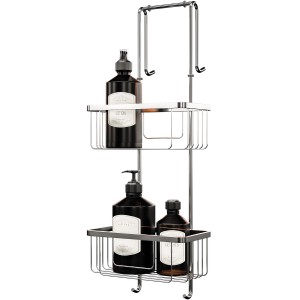 Schulte ExpressPlus Duschablage mit 2 Etagen in Chromoptik zum Einhängen.