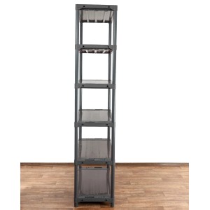 Graues PROREGAL Kunststoffregal Big Grey Bear Extra-Tall mit 6 Böden, Fachlast 160kg.