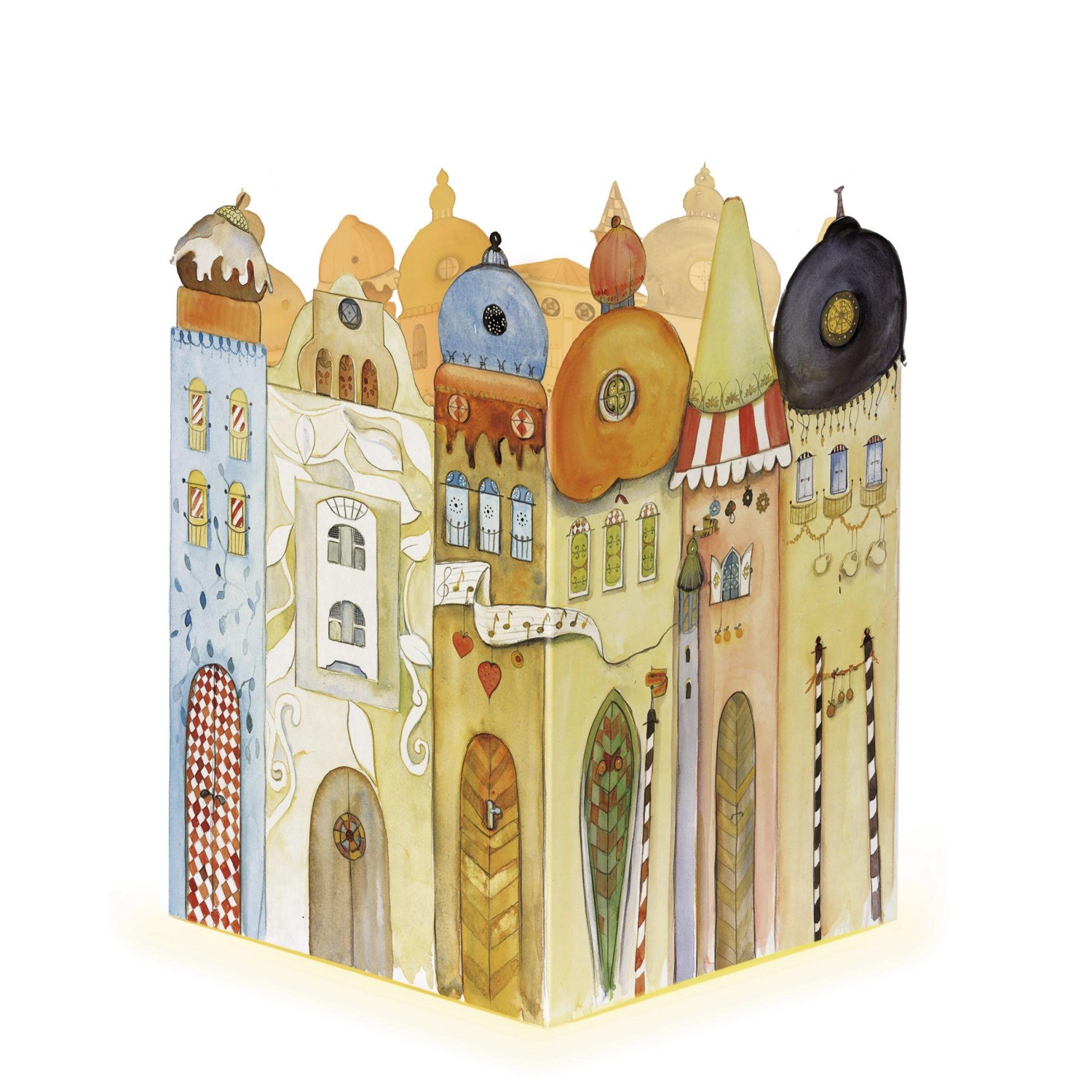 Leuchtendes Städtchen Adventskalender