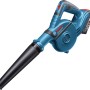 Bosch Professional Akku-Gebläse GBL 18 V-120 in Blau/Schwarz. Kraftvoller Laubbläser für Garten und Werkstatt, 18V.