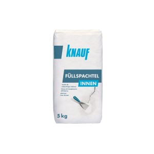 Knauf Füllspachtel Innen 5 kg Sack, zum Ausbessern von Wänden und Decken.