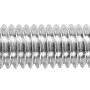 Verzinkte LUX Maschinenschraube M8 x 30 mm mit Vollgewinde, 50 Stück.
