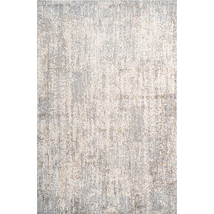 Teppich Salsa 692 Taupe (80x150 cm) mit 3D Optik. Kurzflorteppich für Wohnräume.