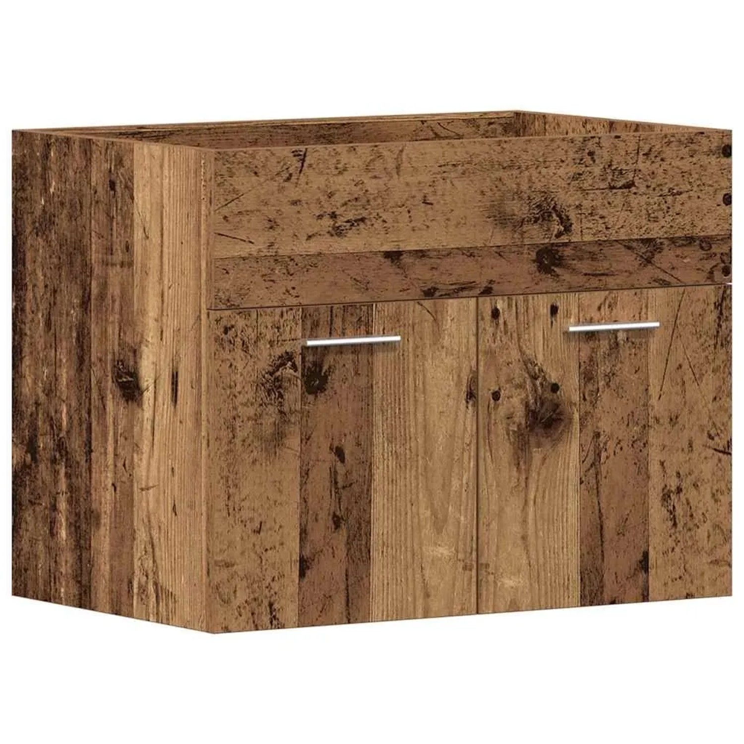 vidaXL Waschbeckenunterschrank Altholz-Optik 60x38,5x46 cm 862023 günstig online kaufen