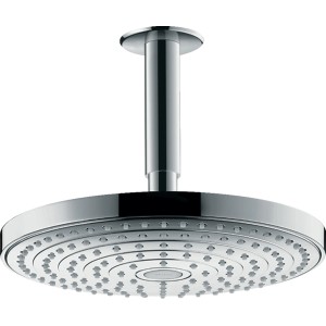 Hansgrohe Raindance Select S Kopfbrause 240, 2jet, Chrom, mit Deckenanschluss.