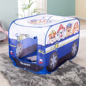 roba Pop Up Spielzelt Paw Patrol mit Automatischer Klappfunktion für Indoor und Outdoor Blau und Weiß