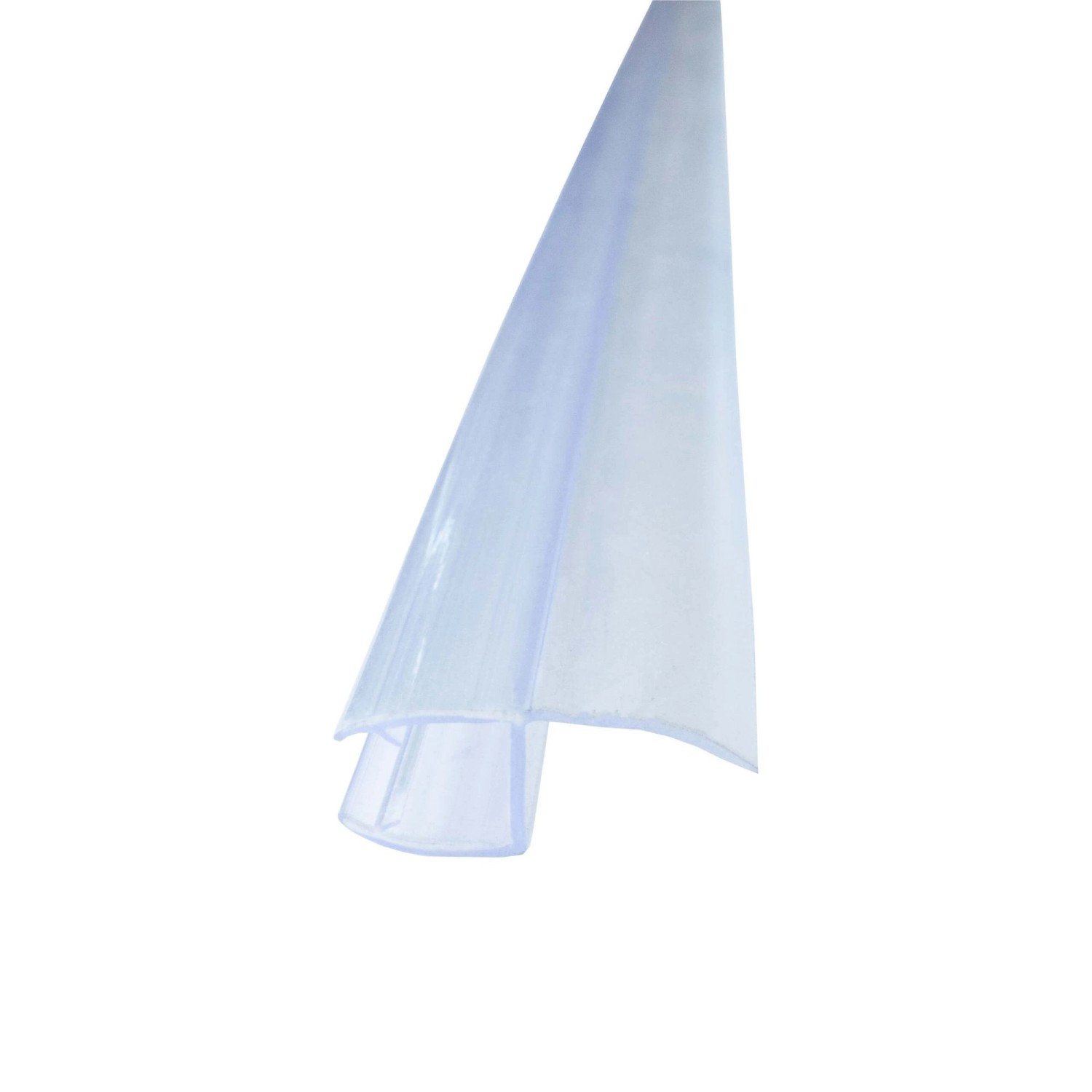 Bagnoxx Spaltdichtung Türdichtung Leichte Wölbung 2m für 6mm Transparent