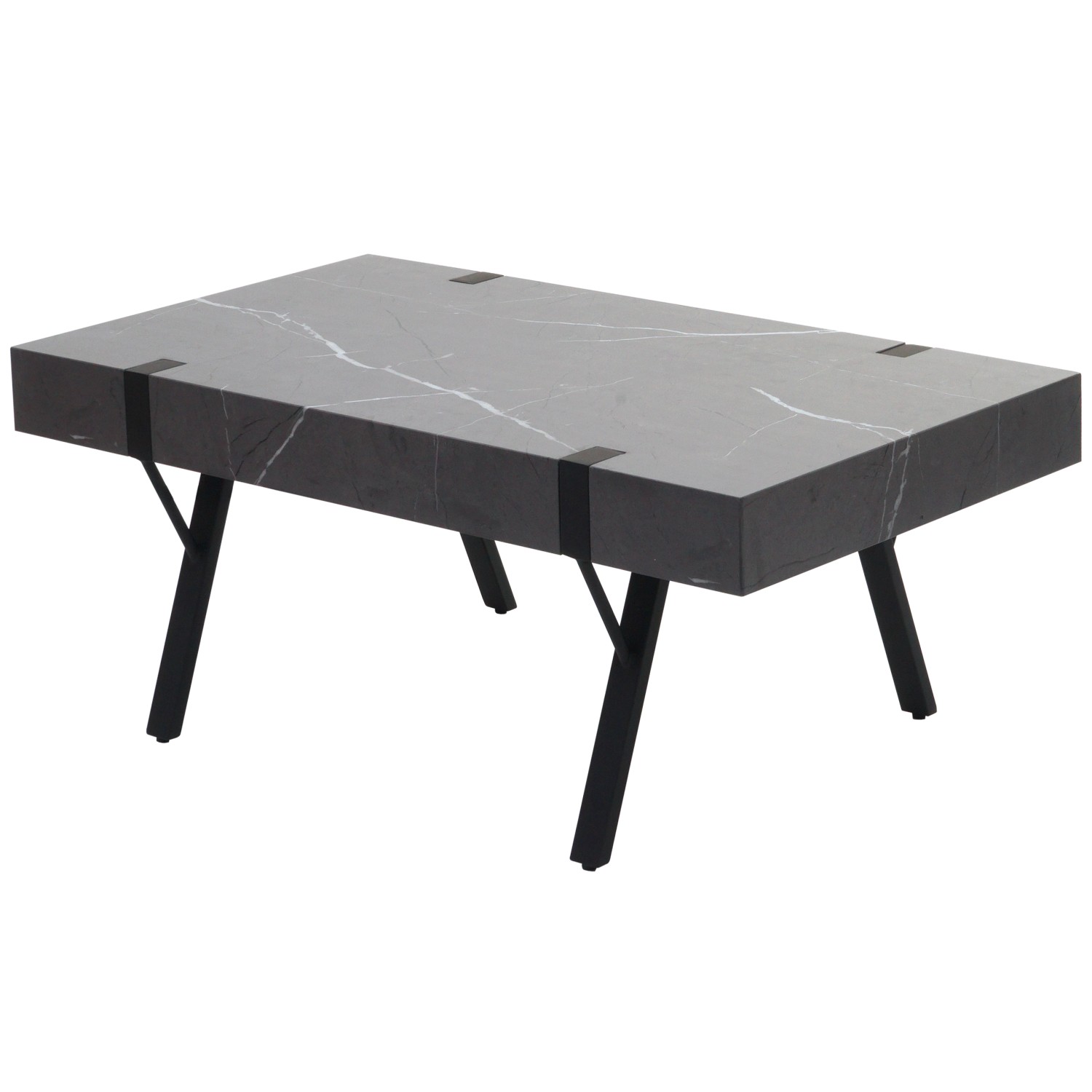 MCW Couchtisch L54 Marmor-Optik Grau günstig online kaufen