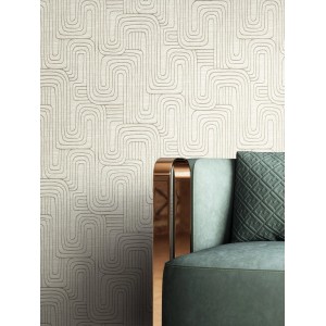 Newroom Vliestapete Livino Beige Grafik Modern Strukturiert FSC®