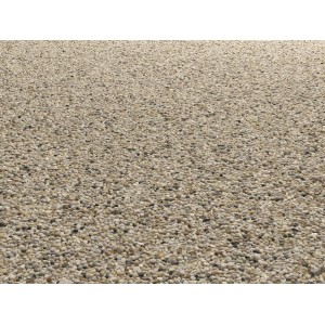 Bunter Quarzkies (5-8 mm) als Zierkies für Gartenwege und Dekoration.