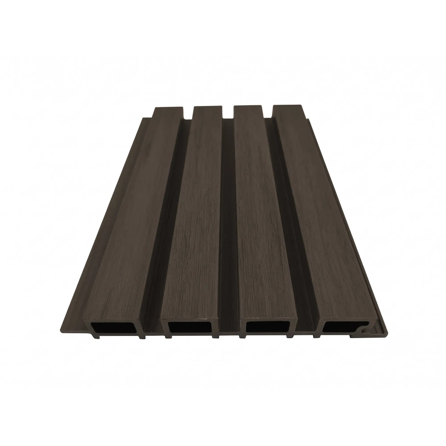 Outgarden WPC Fassadenverkleidung Rhombus 4-fach Braun 26x219mm Co-extrudiert