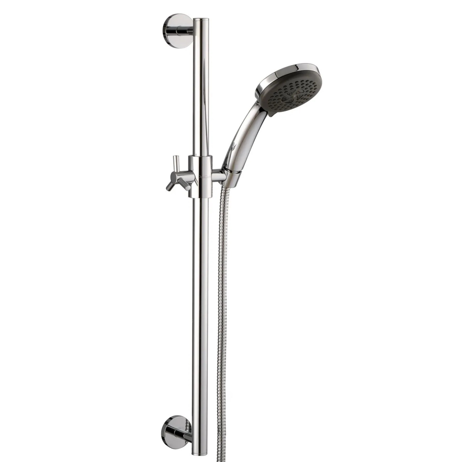 PaulGurkes Duschstangenset Kreuzgriff Duschstange Handbrause Schlauch Aufputzdusche