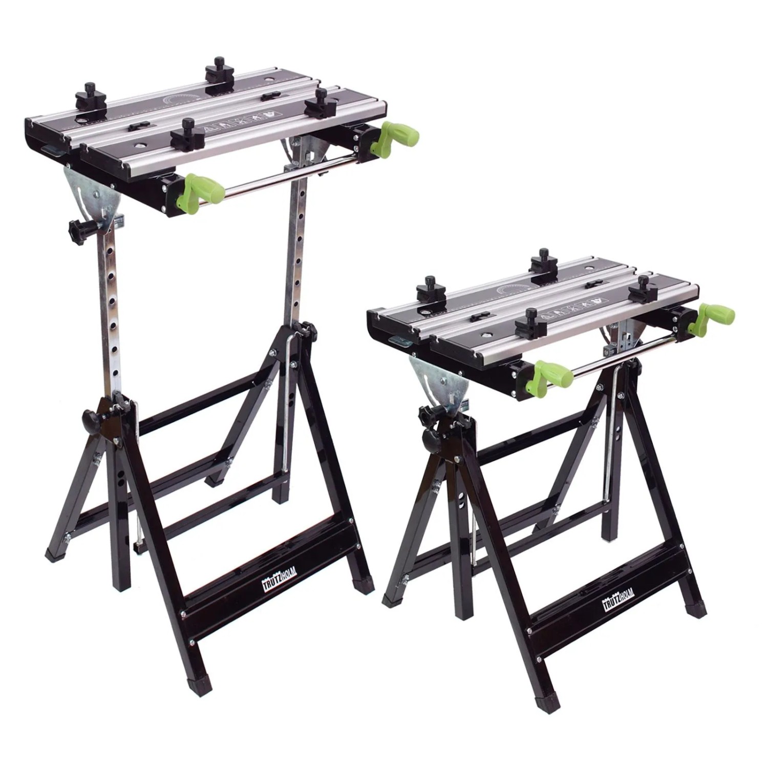 TRUTZHOLM 2x Werkbank Premium Alu Klappbar 7 Stufen Höhenverstellbar bis 90 günstig online kaufen