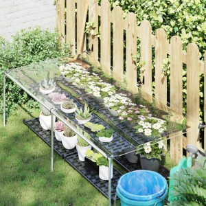 vidaXL Plane Transparent 1 x 2 m PVC 3429344