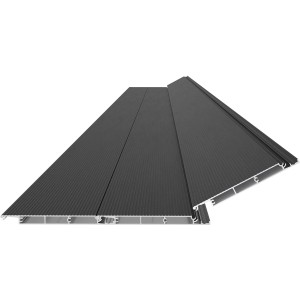 Terassendiele DreamDeck Alu Anthrazit 1,3 x 13,6 x 400 cm