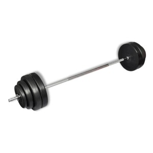 vidaXL Langhantel mit Gewichten Set 60 kg 90372
